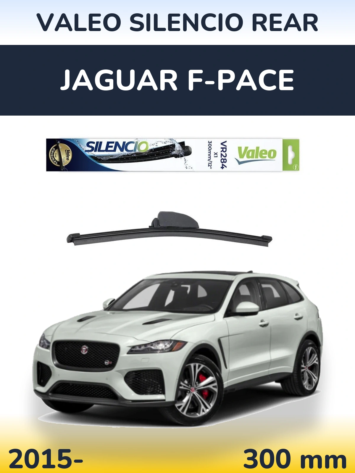 Torkarblad Valeo Silencio Rear för Jaguar F-Pace