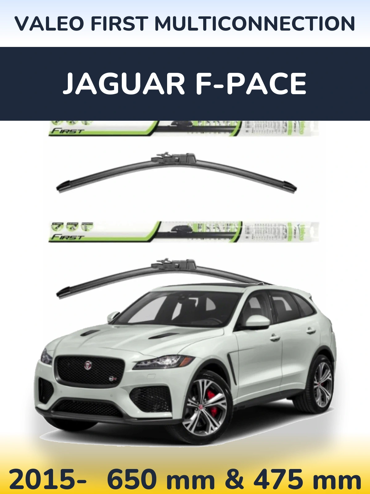Torkarblad Valeo First MultiConnection för Jaguar F-Pace