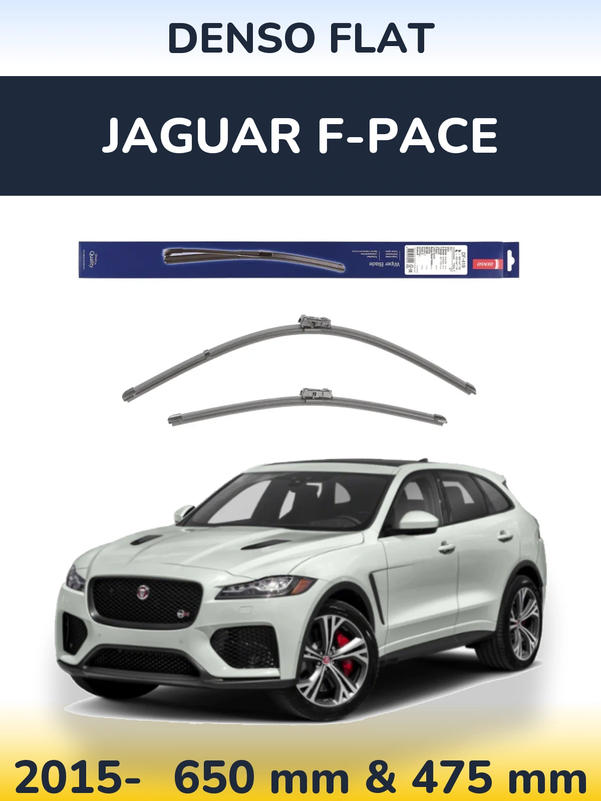 Torkarblad Denso Flat för Jaguar F-Pace