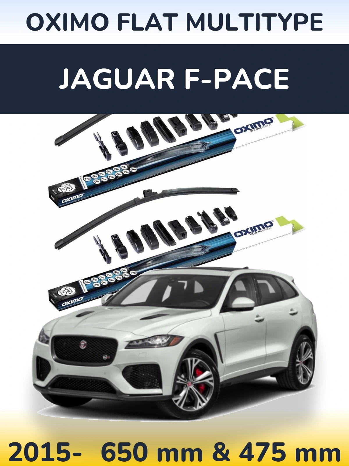 Torkarblad Oximo Flat MultiType för Jaguar F-Pace