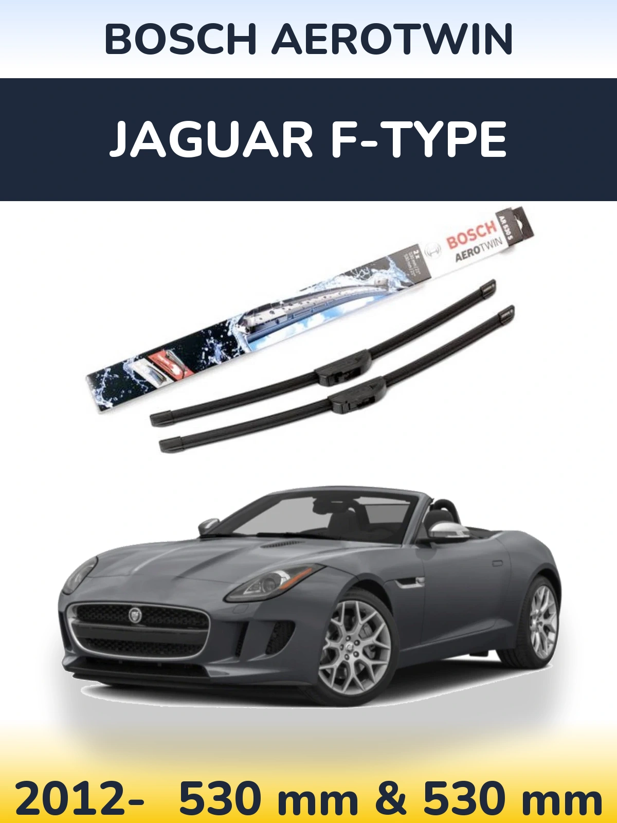 Torkarblad BOSCH AeroTwin för Jaguar F-Type