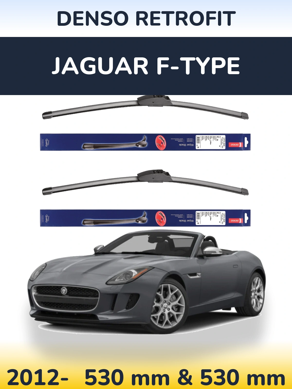 Torkarblad Denso Retrofit för Jaguar F-Type