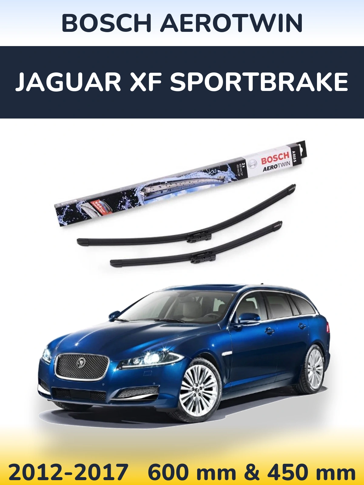Torkarblad BOSCH AeroTwin för Jaguar XF Sportbrake