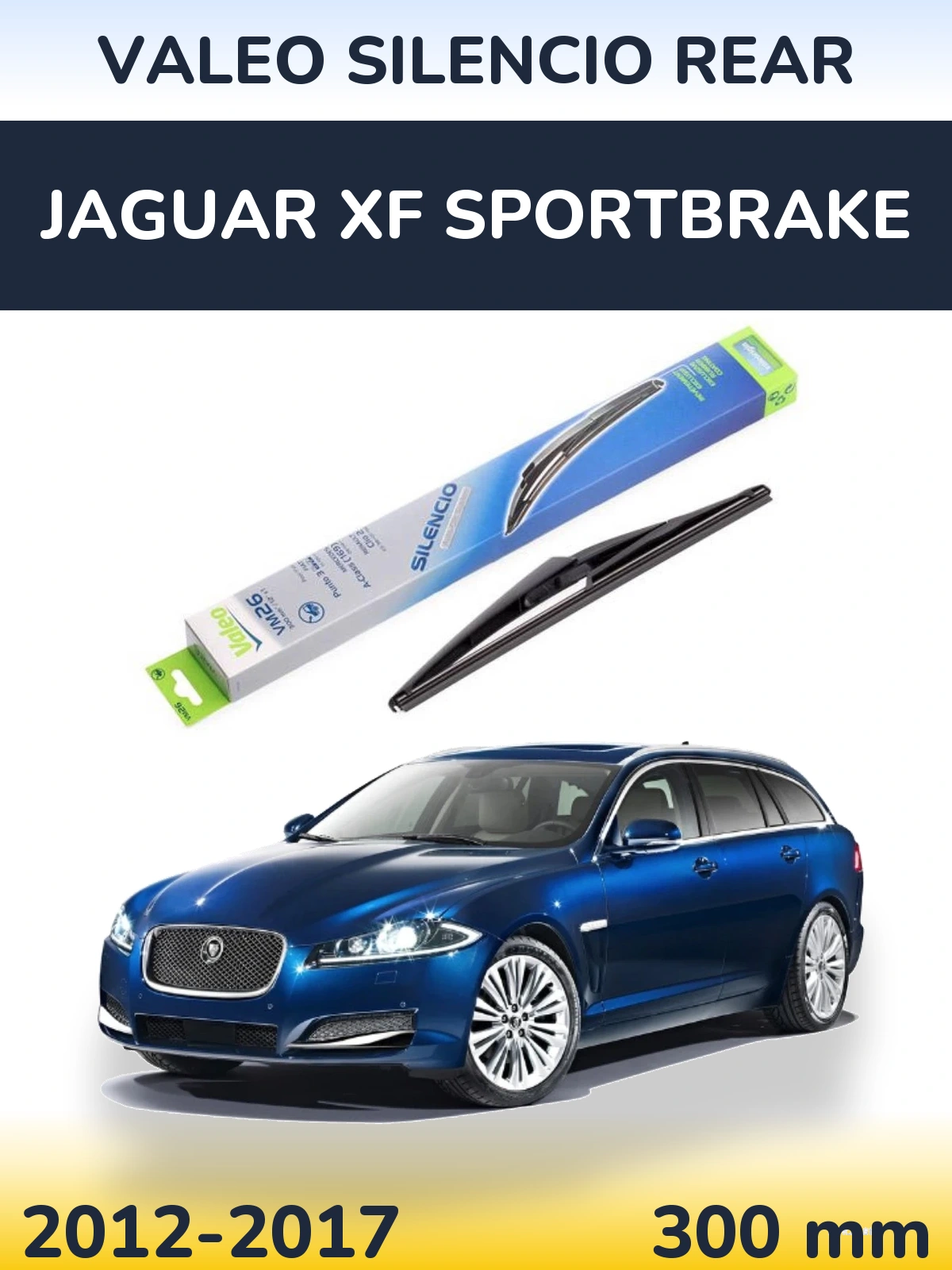Torkarblad Valeo Silencio Rear för Jaguar XF Sportbrake