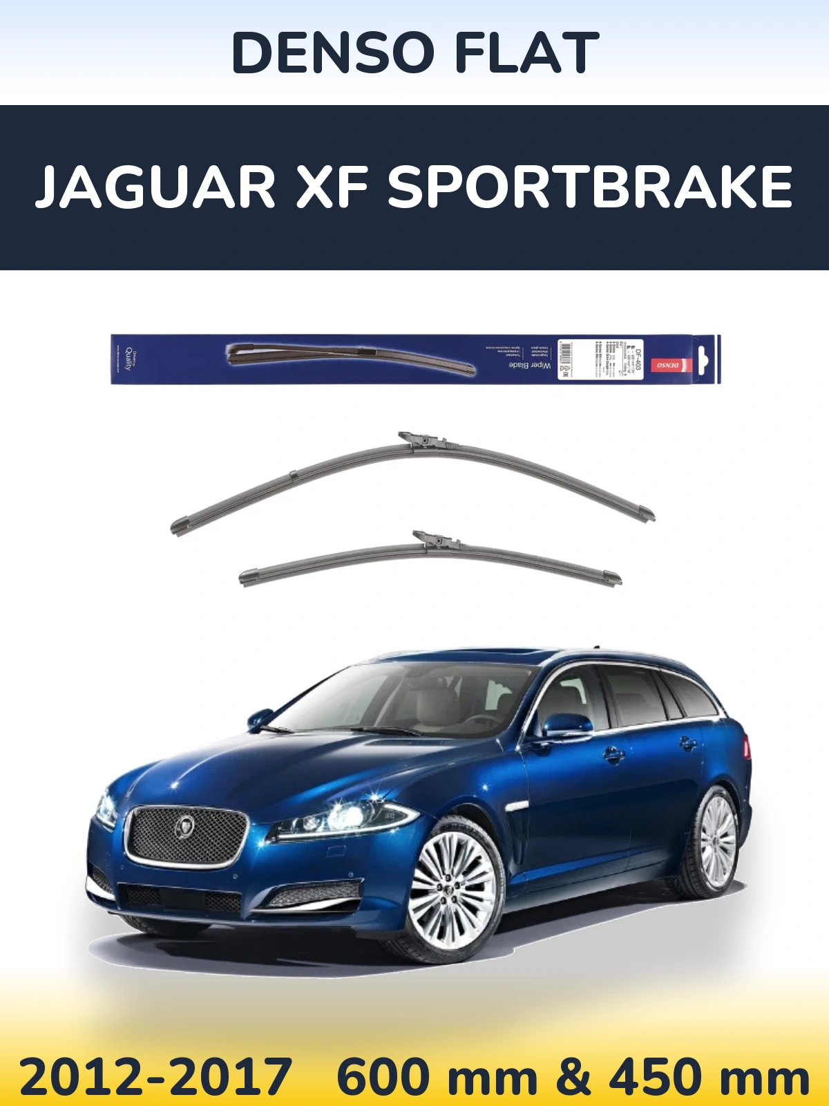 Torkarblad Denso Flat för Jaguar XF Sportbrake