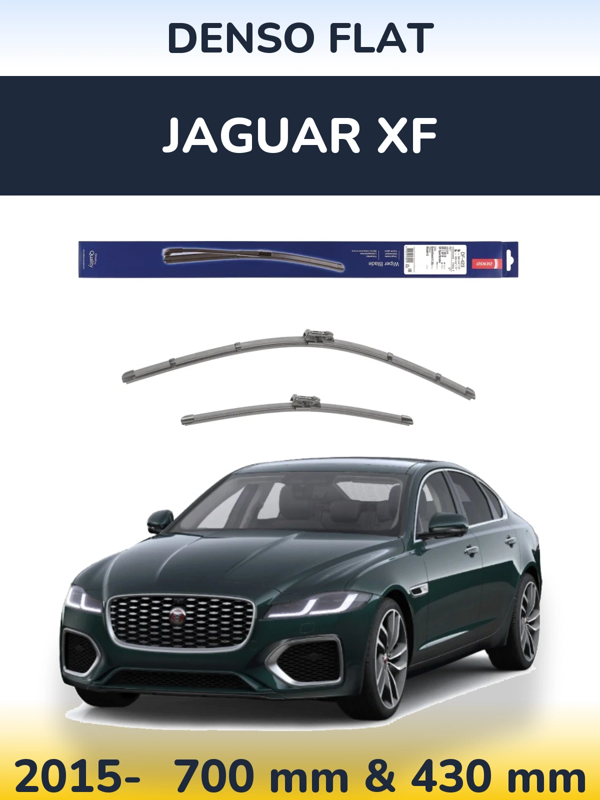 Torkarblad Denso Flat för Jaguar XF
