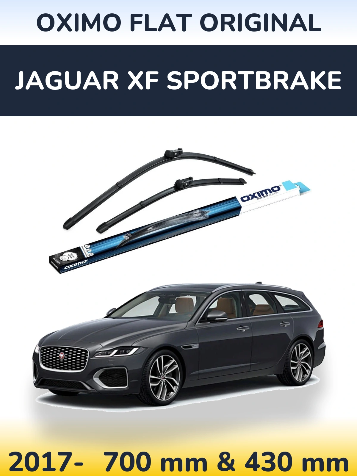 Torkarblad Oximo Flat Original för Jaguar XF Sportbrake