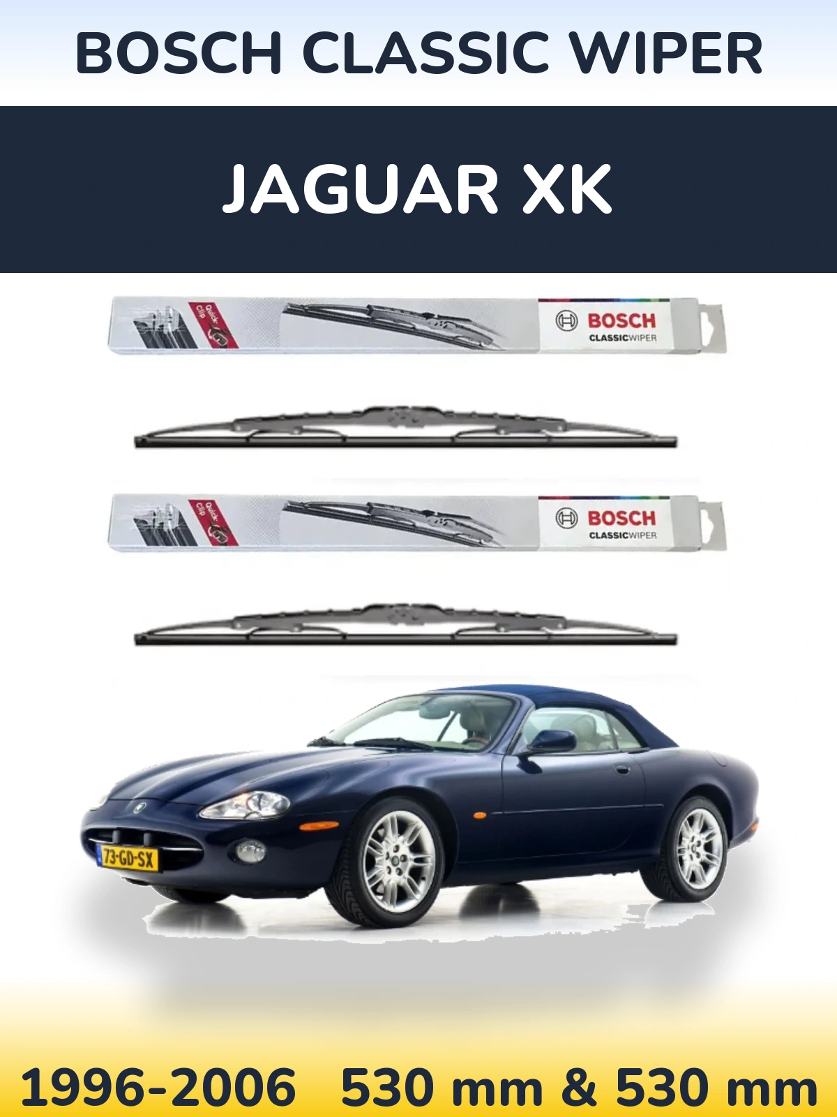 Torkarblad BOSCH Classic Wiper för Jaguar XK