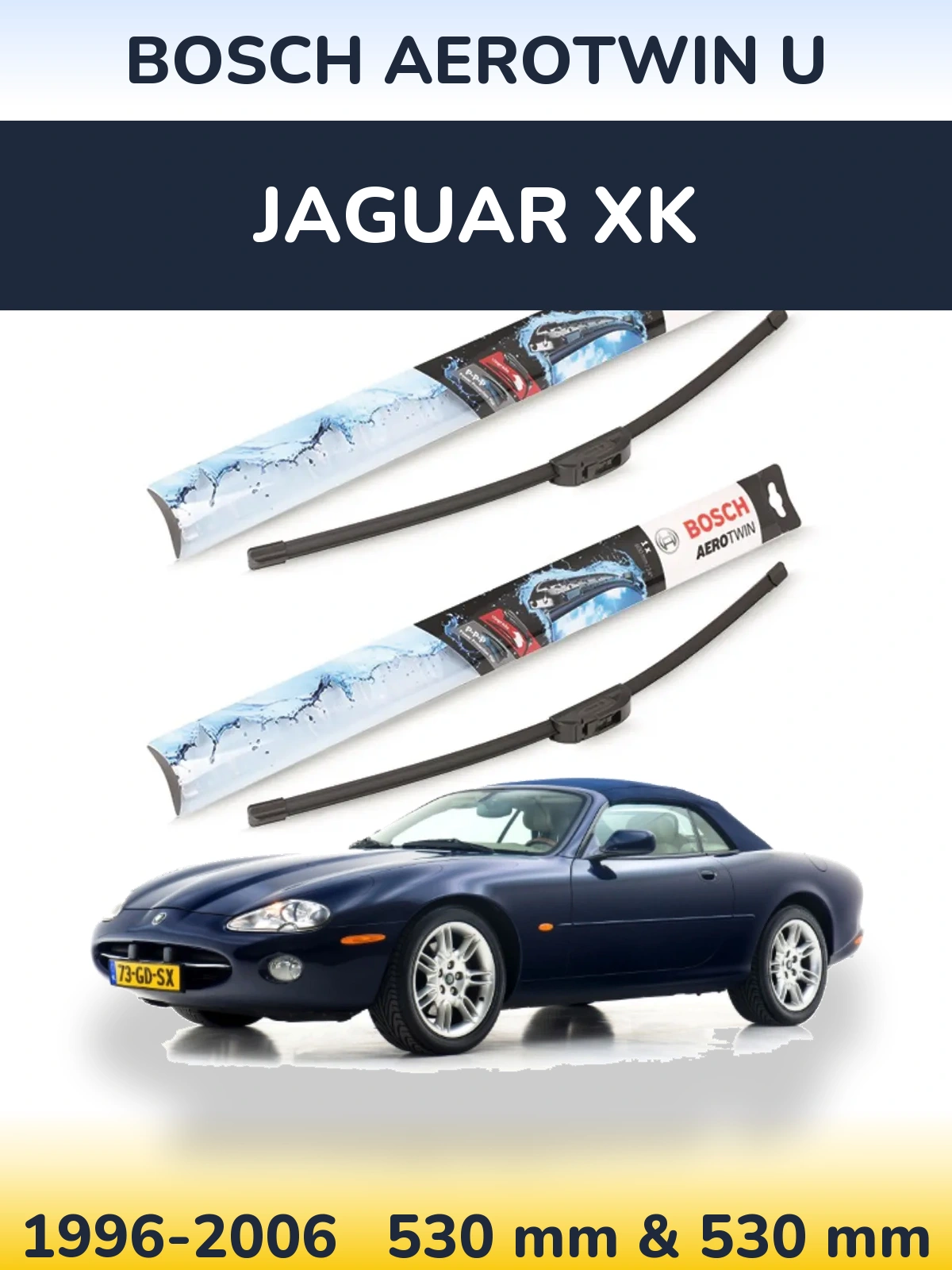 Torkarblad BOSCH AeroTwin U för Jaguar XK