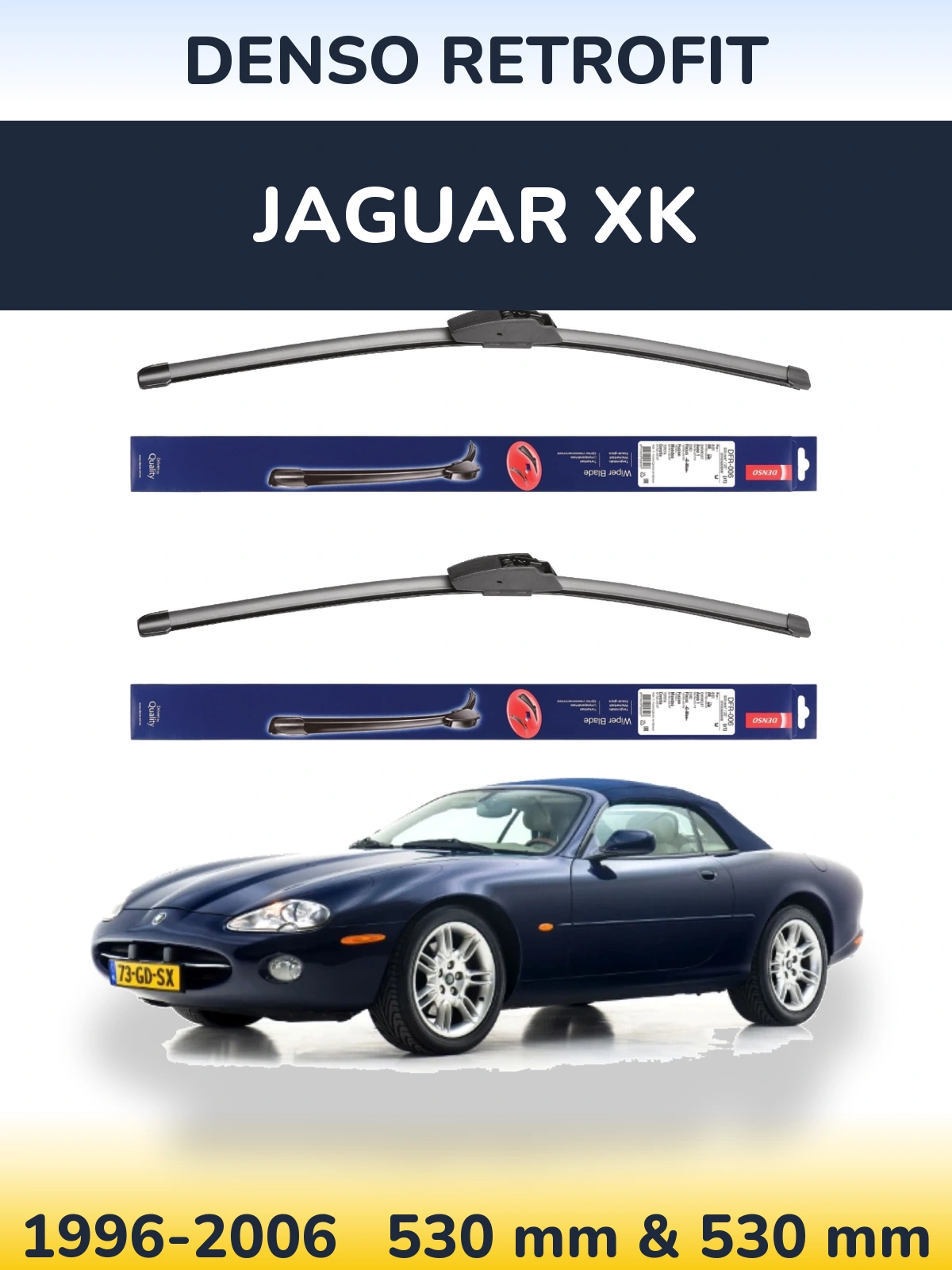 Torkarblad Denso Retrofit för Jaguar XK