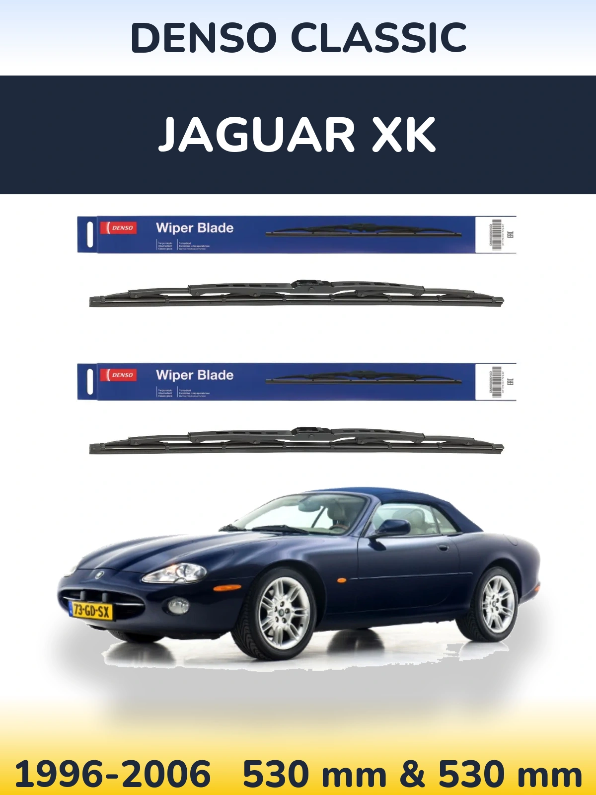 Torkarblad Denso Classic för Jaguar XK