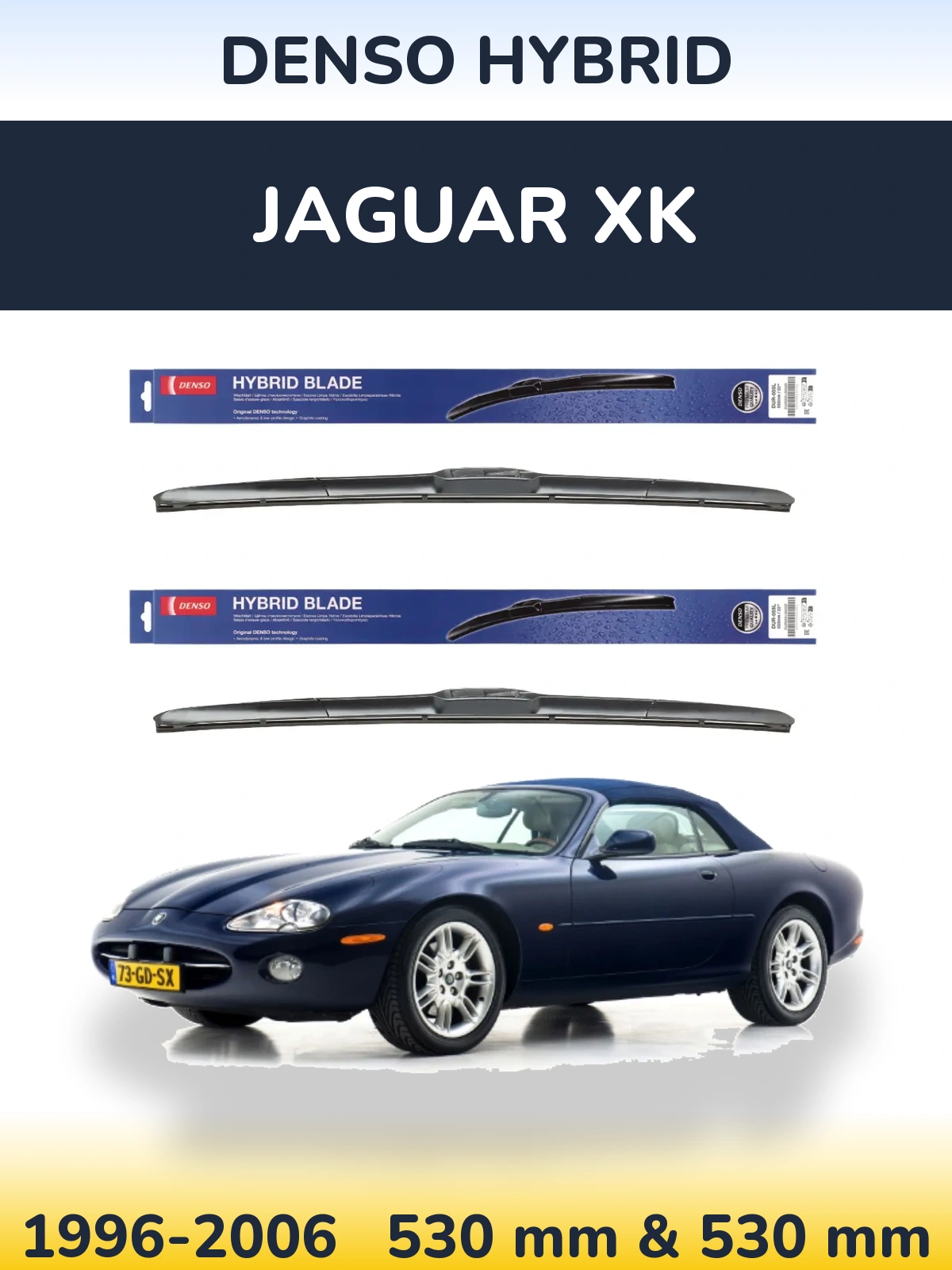 Torkarblad Denso Hybrid för Jaguar XK