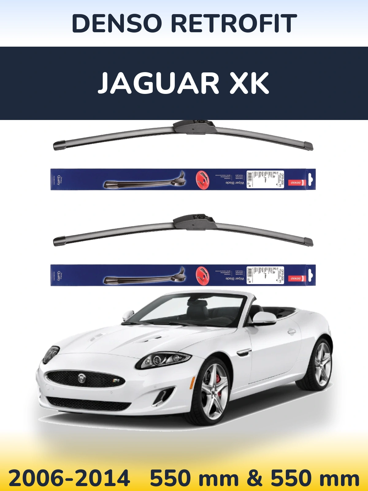 Torkarblad Denso Retrofit för Jaguar XK