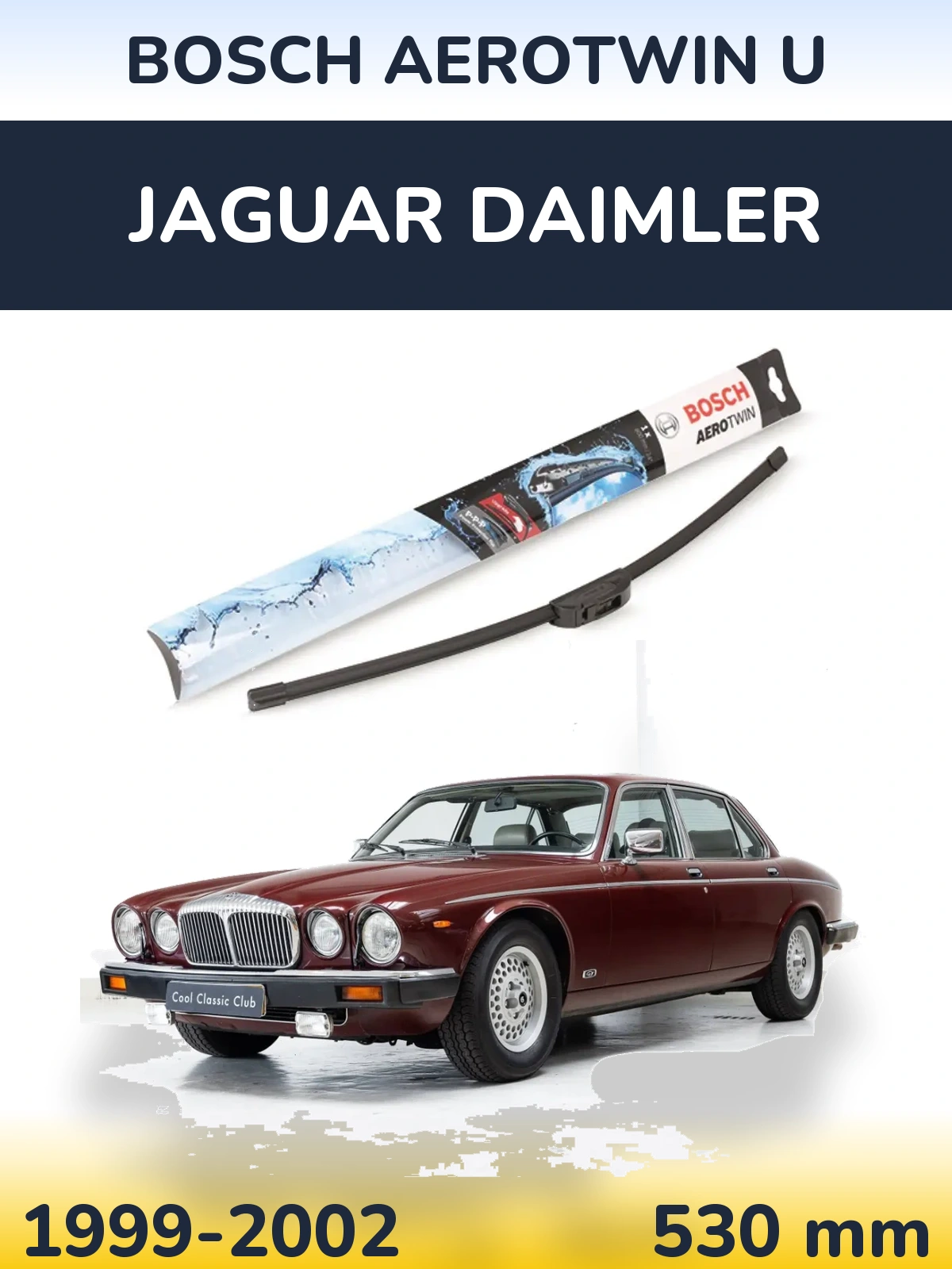 Torkarblad BOSCH AeroTwin U för Jaguar Daimler