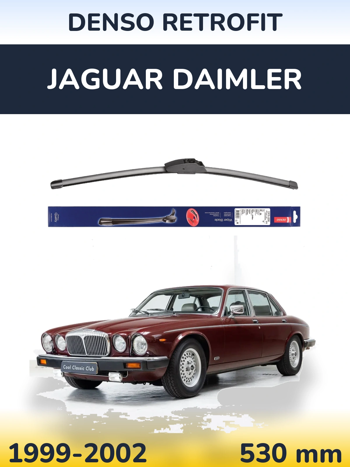 Torkarblad Denso Retrofit för Jaguar Daimler