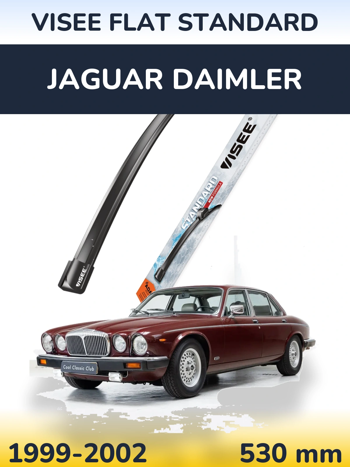 Torkarblad VISEE FLAT STANDARD för Jaguar Daimler