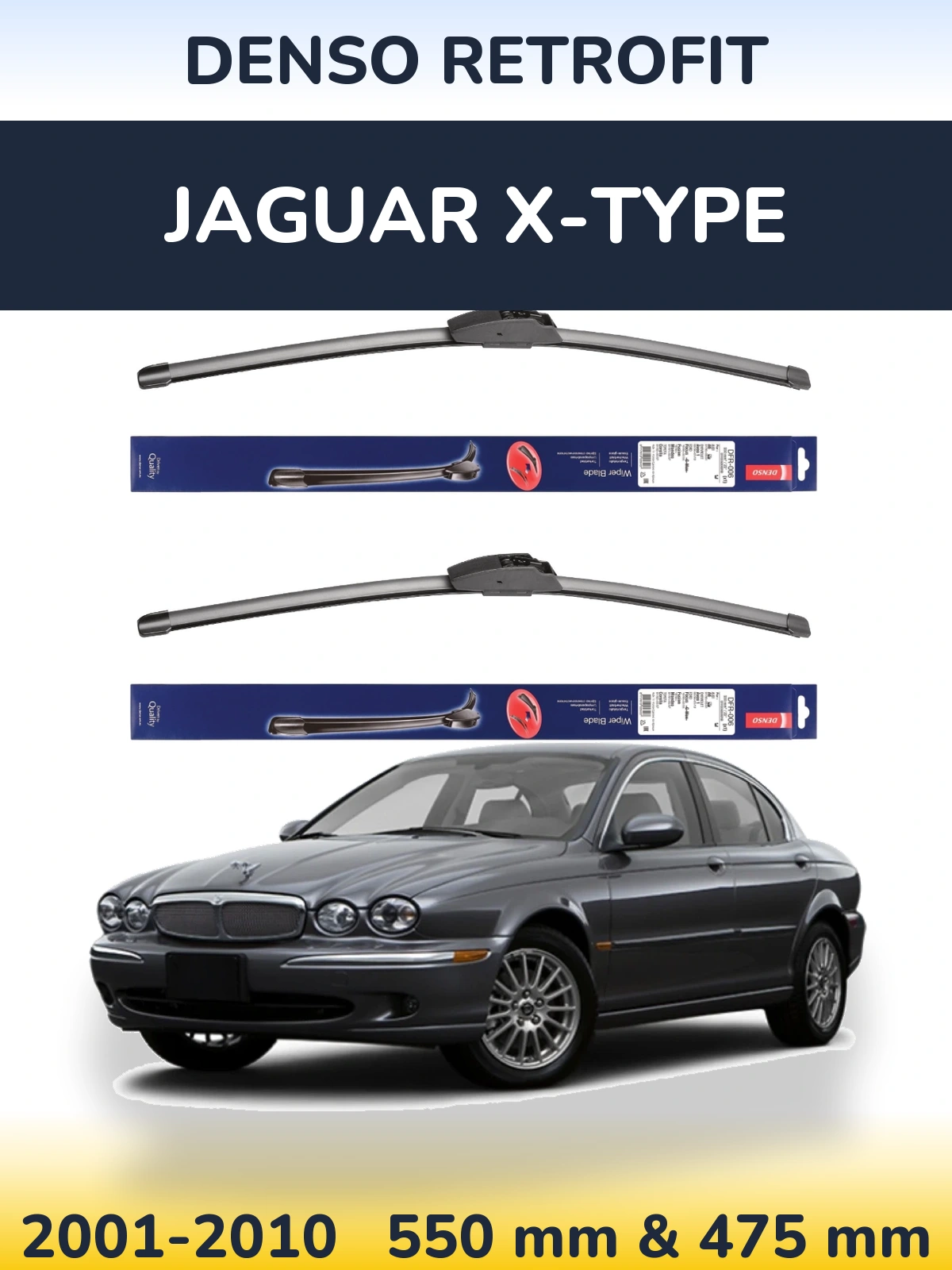 Torkarblad Denso Retrofit för Jaguar X-Type