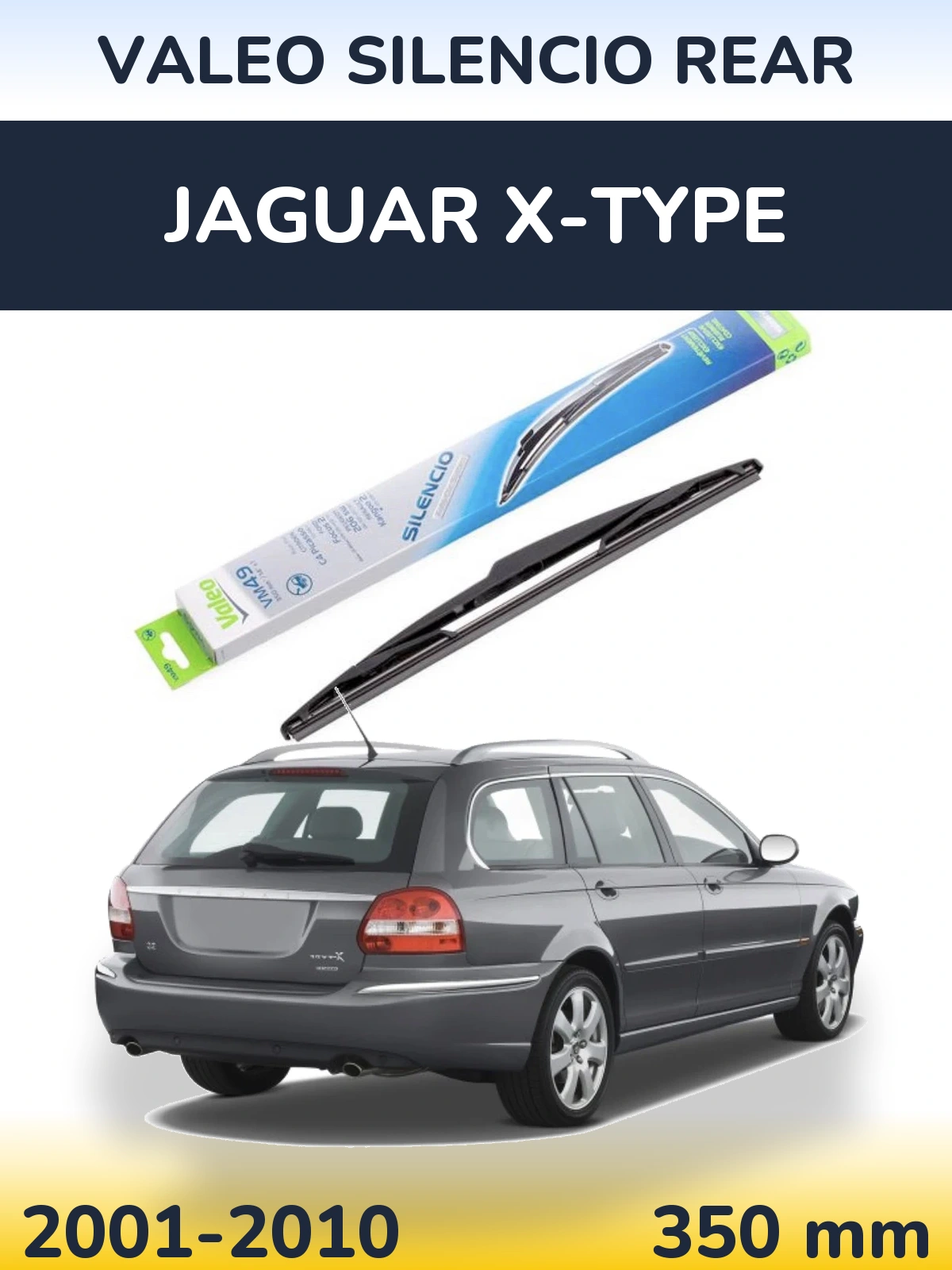 Torkarblad Valeo Silencio Rear för Jaguar X-Type