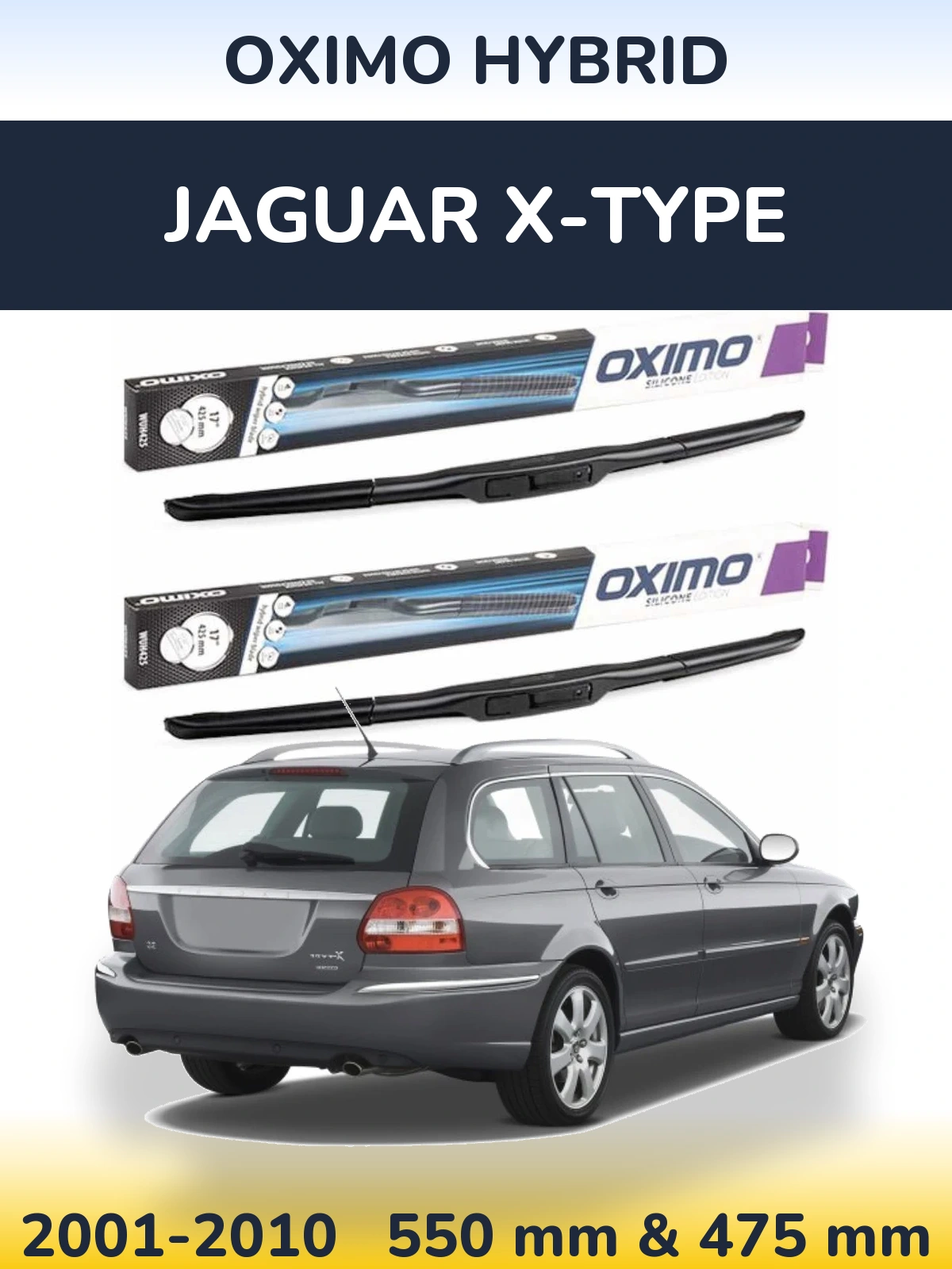 Torkarblad Oximo Hybrid för Jaguar X-Type