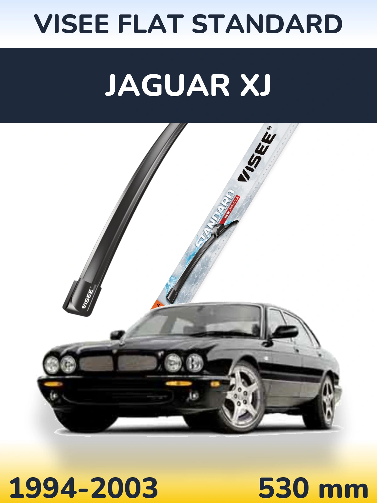 Передня щітка VISEE FLAT STANDARD 530 мм для Jaguar XJ 1994-2003