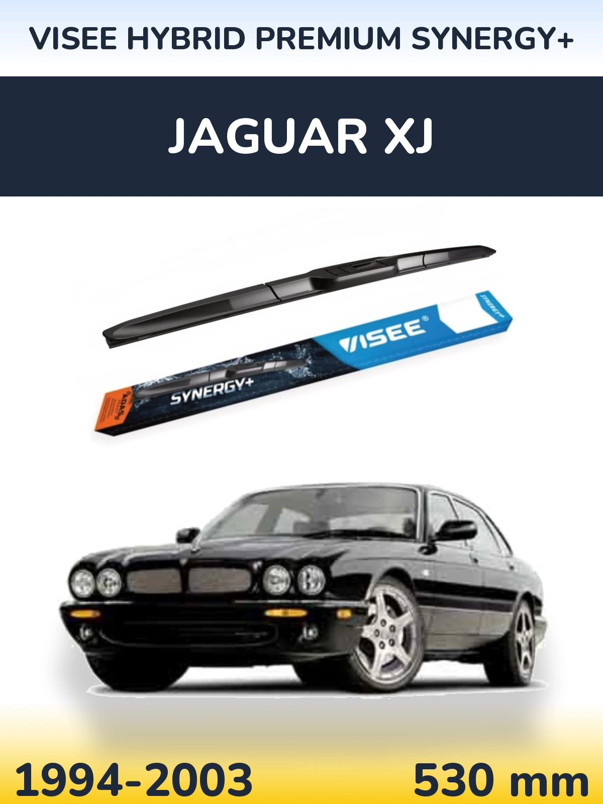 Torkarblad VISEE HYBRID PREMIUM SYNERGY+ för Jaguar XJ