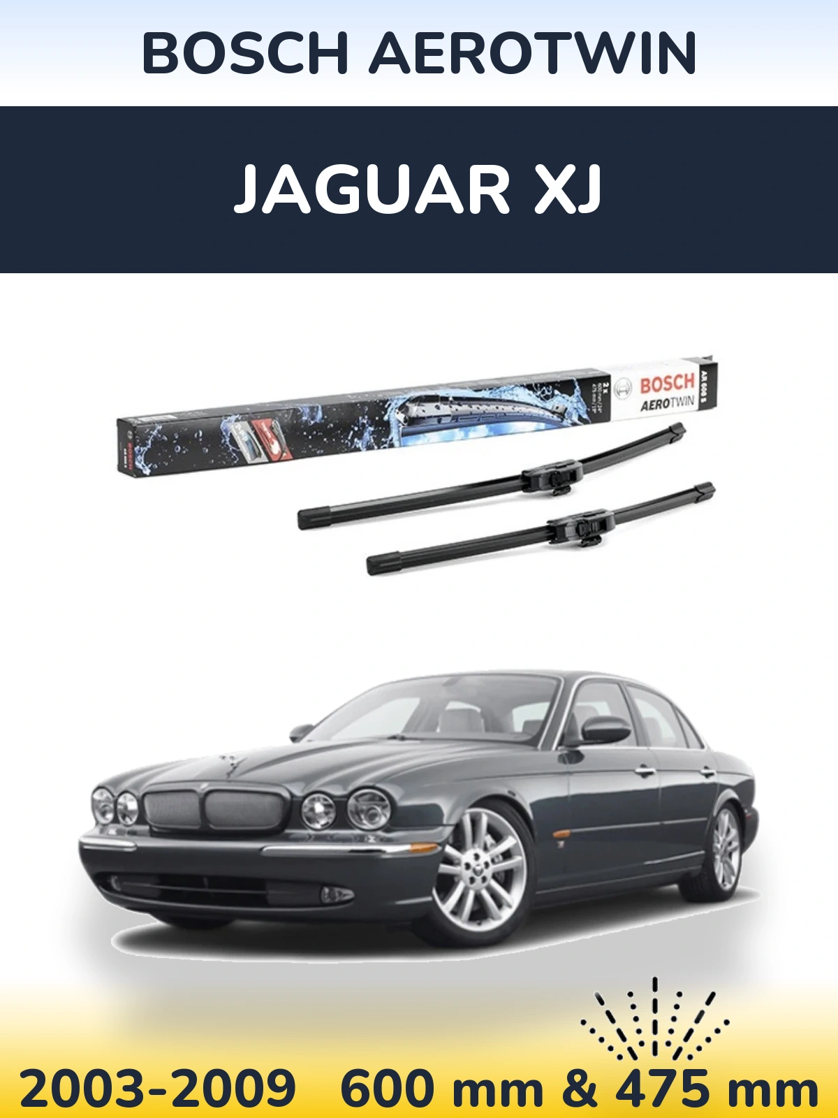 Torkarblad BOSCH AeroTwin för Jaguar XJ