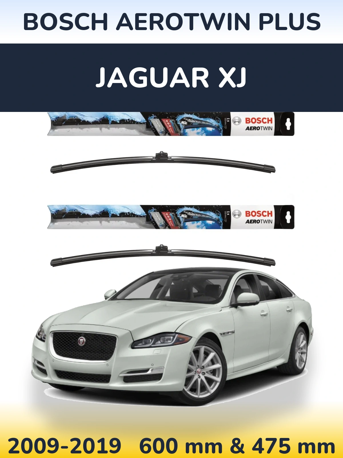 Torkarblad BOSCH AeroTwin Plus för Jaguar XJ