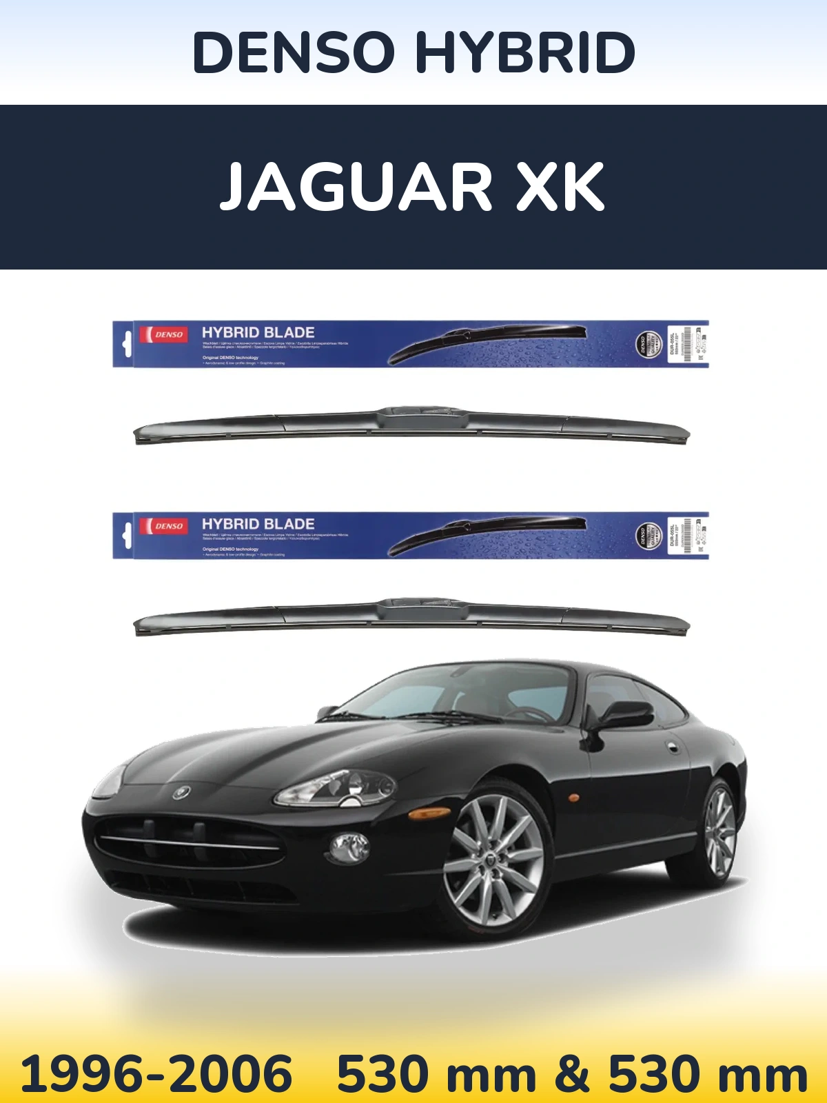 Torkarblad Denso Hybrid för Jaguar XK