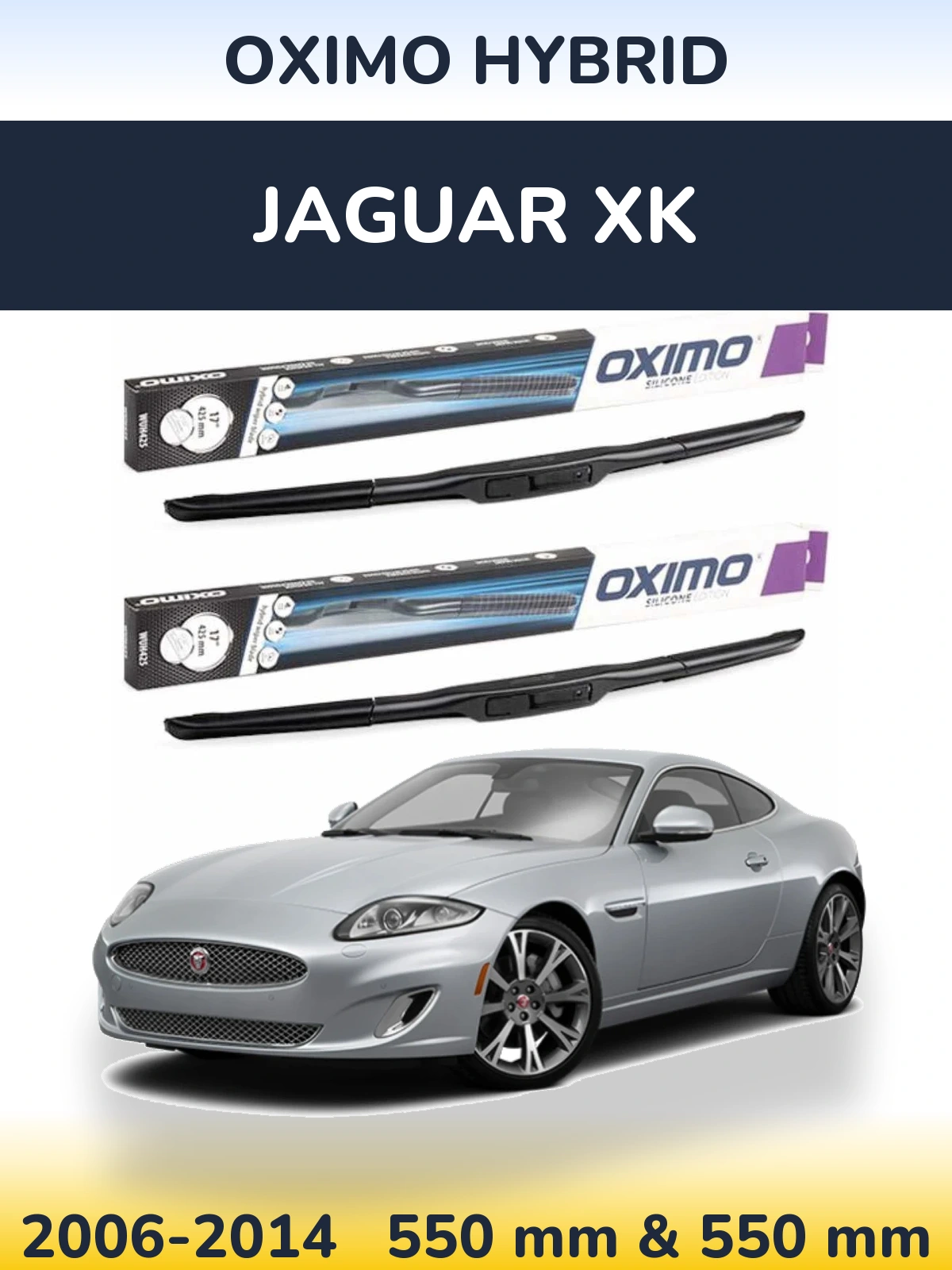 Torkarblad Oximo Hybrid för Jaguar XK