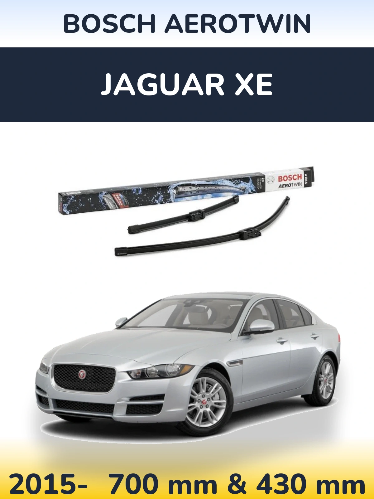 Torkarblad BOSCH AeroTwin för Jaguar XE