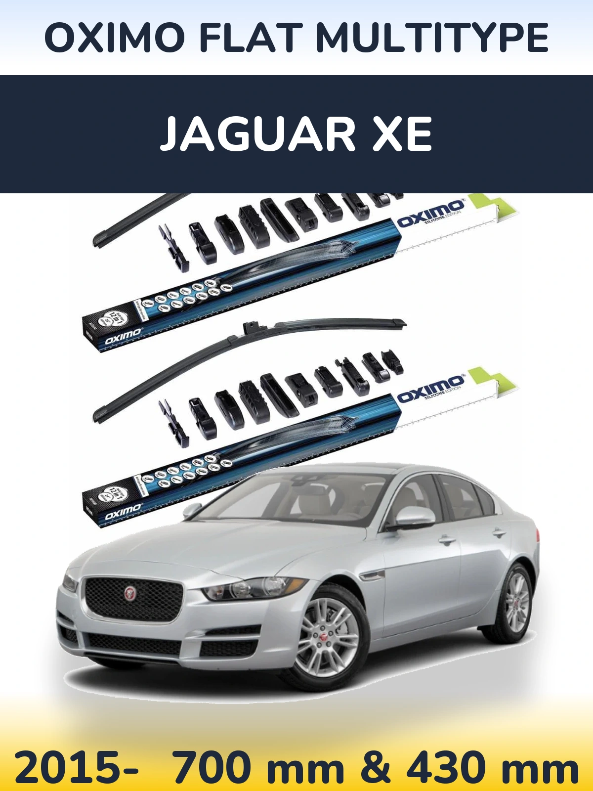Torkarblad Oximo Flat MultiType för Jaguar XE