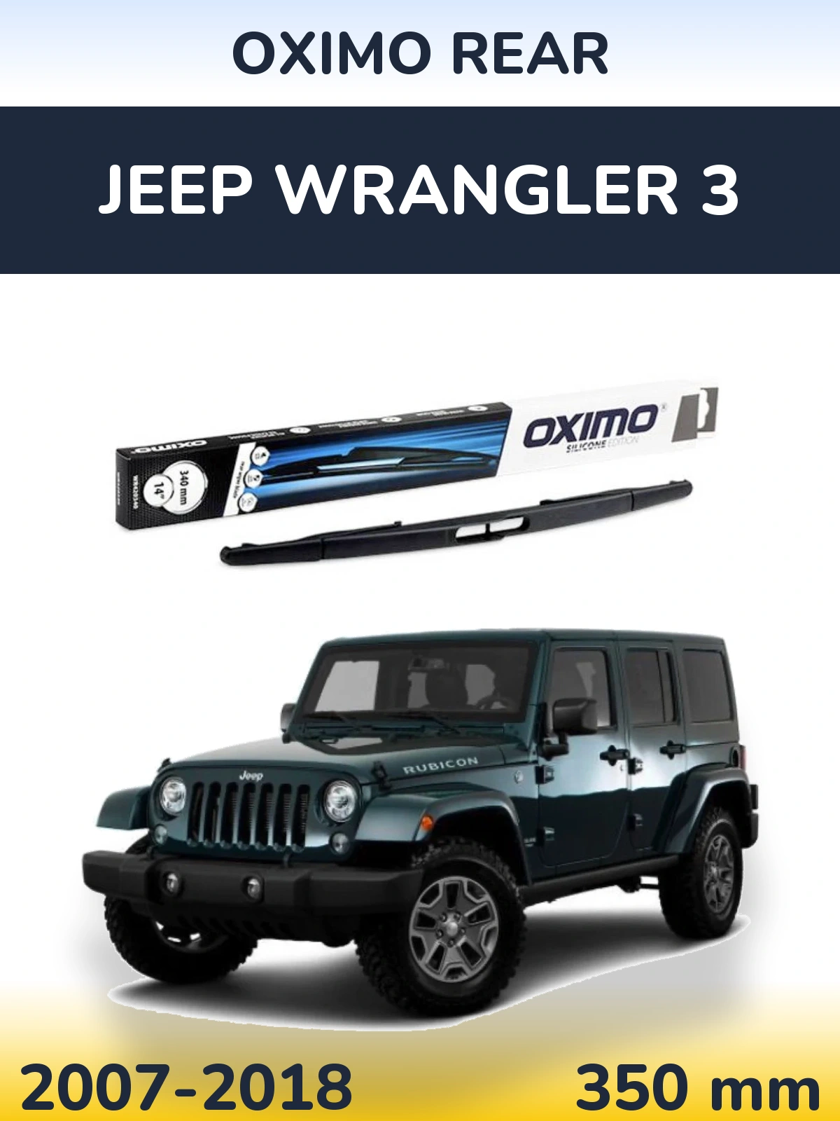 Torkarblad Oximo Rear för Jeep Wrangler 3