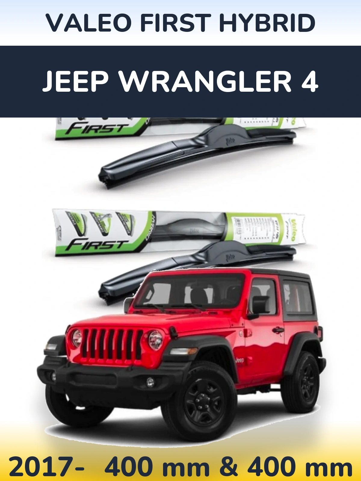 Torkarblad Valeo First Hybrid för Jeep Wrangler 4