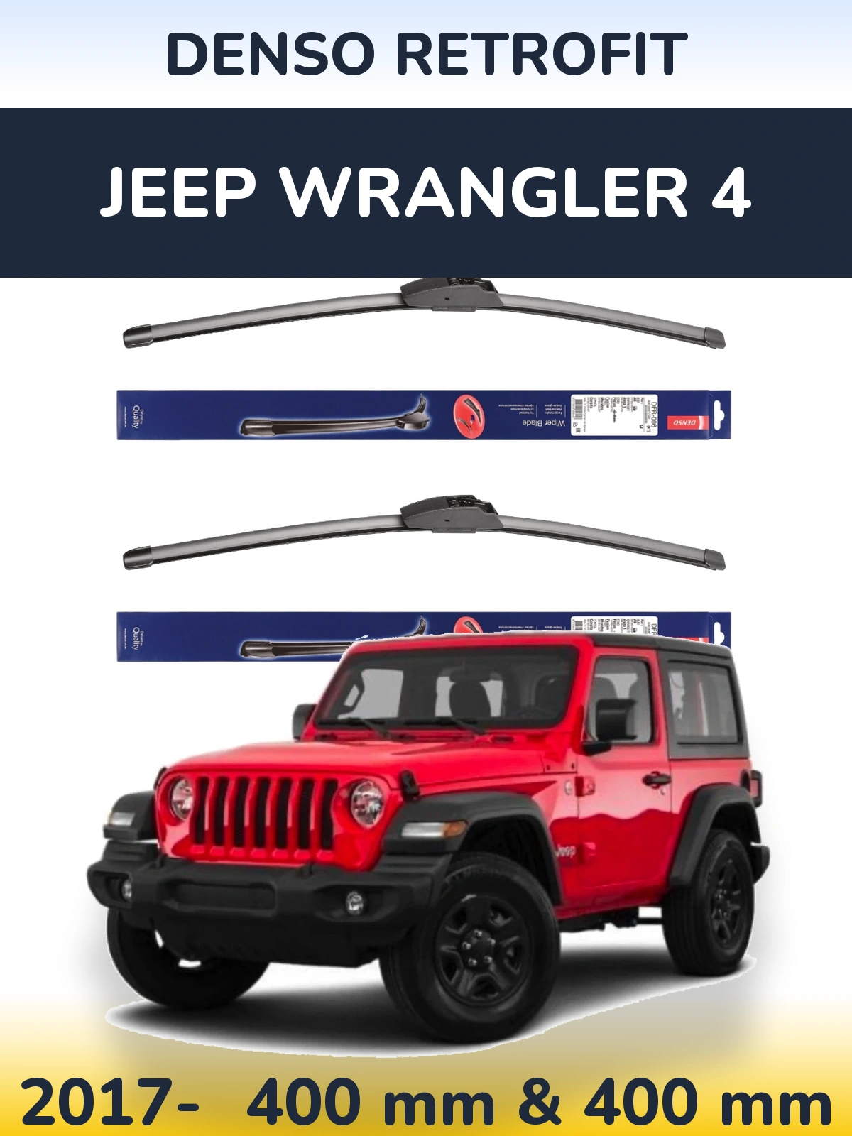 Torkarblad Denso Retrofit för Jeep Wrangler 4