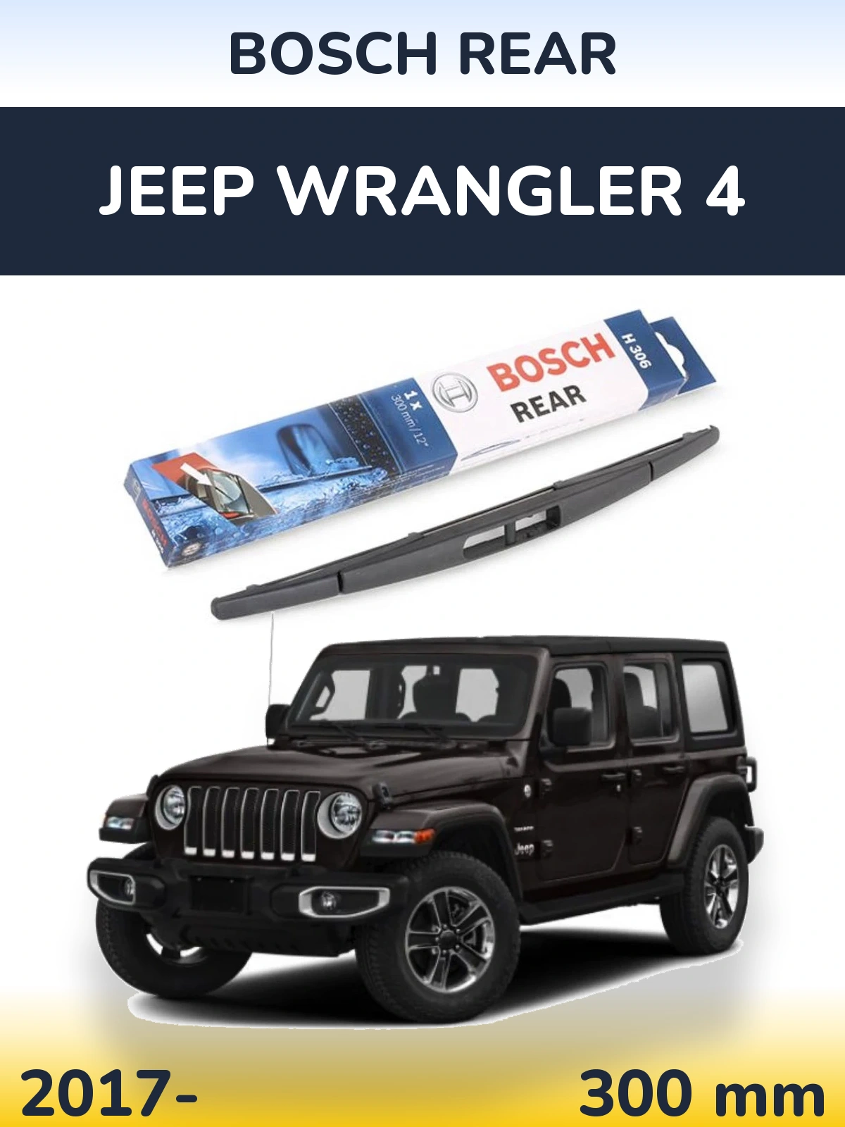 Torkarblad BOSCH Rear för Jeep Wrangler 4