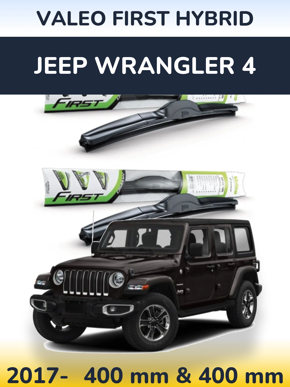 Torkarblad Valeo First Hybrid för Jeep Wrangler 4
