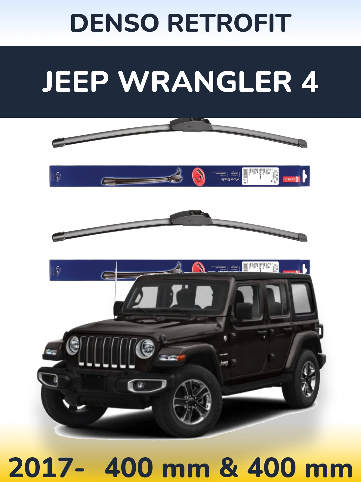 Torkarblad Denso Retrofit för Jeep Wrangler 4