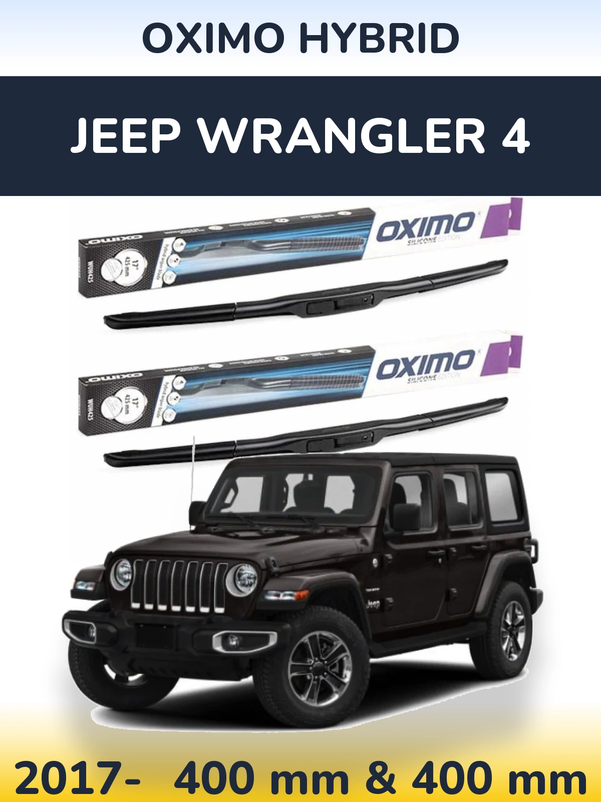 Torkarblad Oximo Hybrid för Jeep Wrangler 4