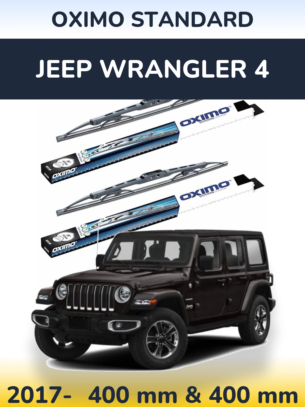 Torkarblad Oximo Standard för Jeep Wrangler 4