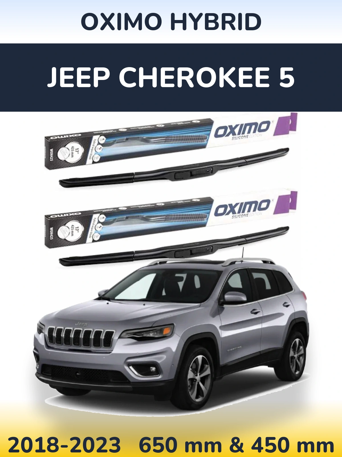 Torkarblad Oximo Hybrid för Jeep Cherokee 5