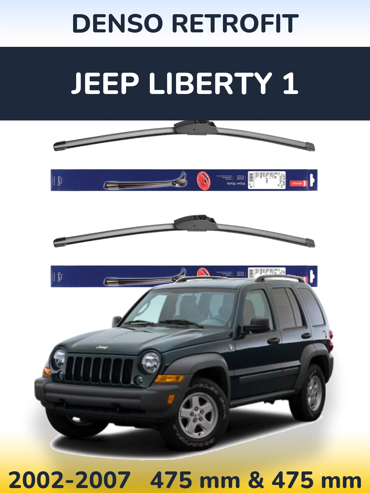 Torkarblad Denso Retrofit för Jeep Liberty 1
