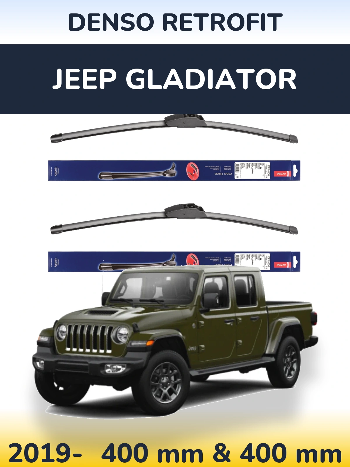 Torkarblad Denso Retrofit för Jeep Gladiator