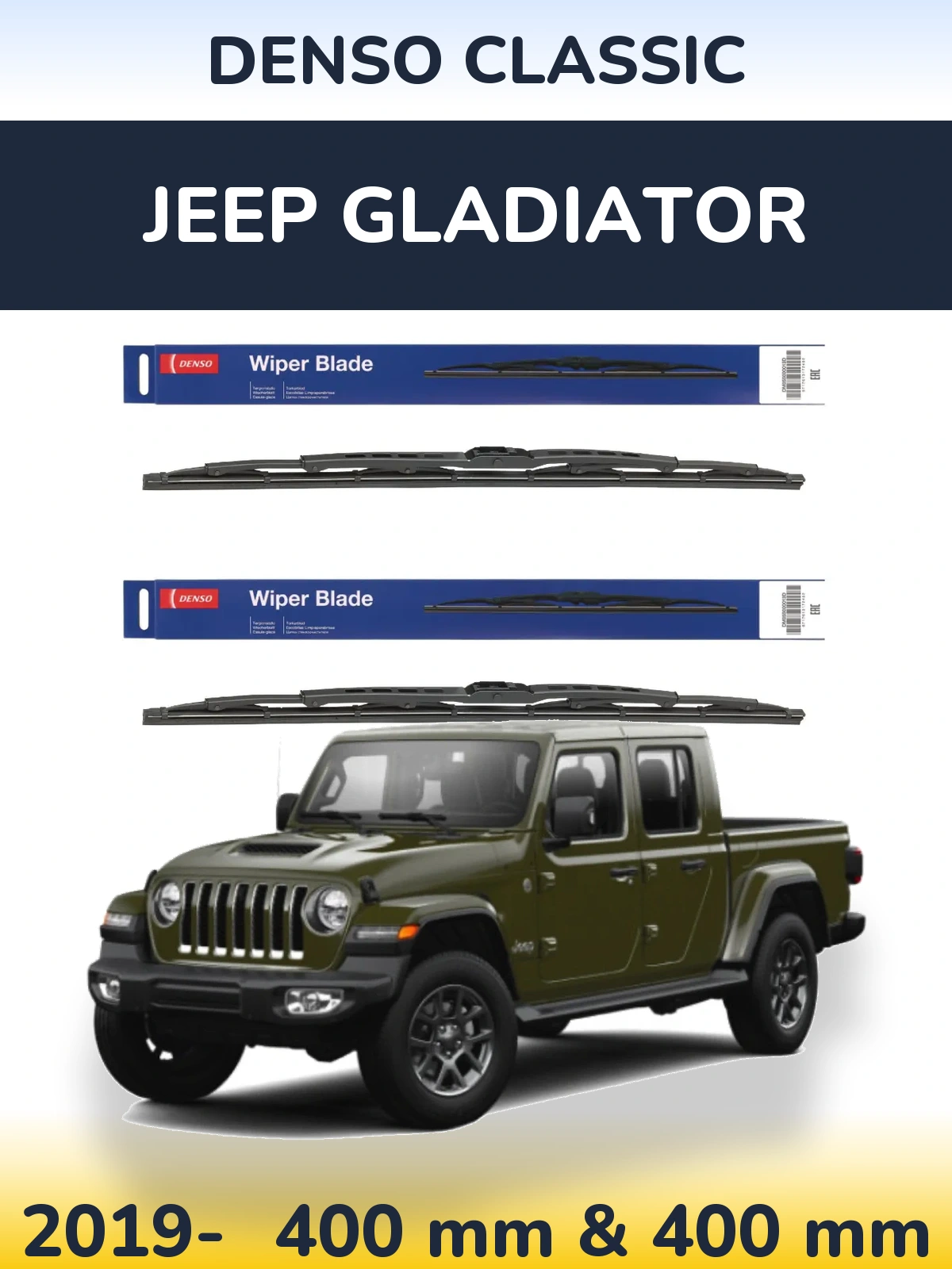 Torkarblad Denso Classic för Jeep Gladiator