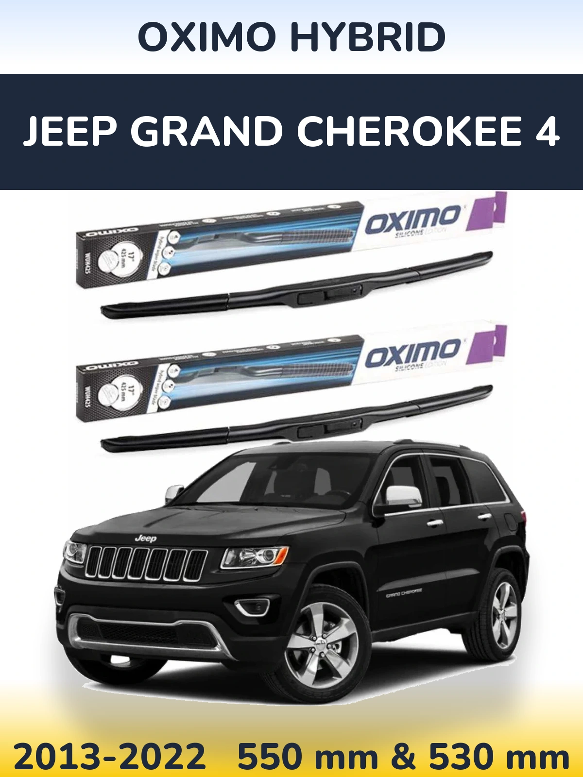 Torkarblad Oximo Hybrid för Jeep Grand Cherokee 4