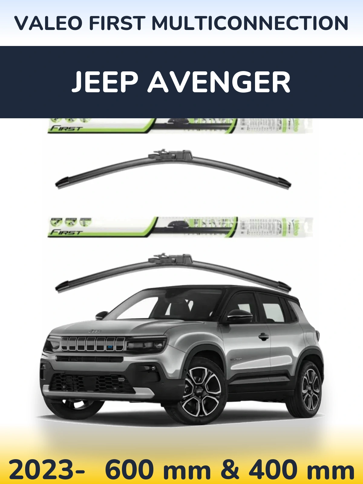 Torkarblad Valeo First MultiConnection för Jeep Avenger