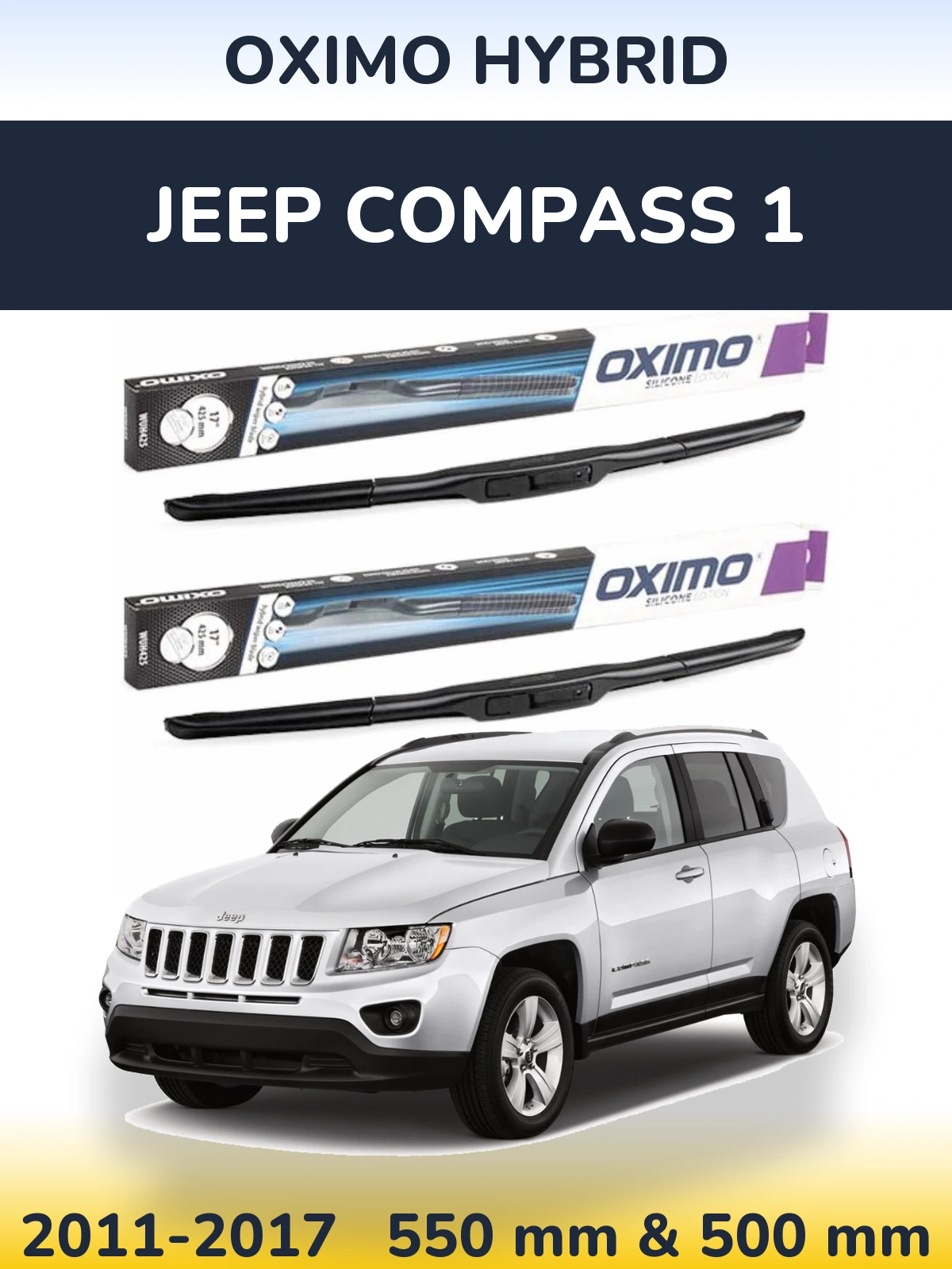 Torkarblad Oximo Hybrid för Jeep Compass 1