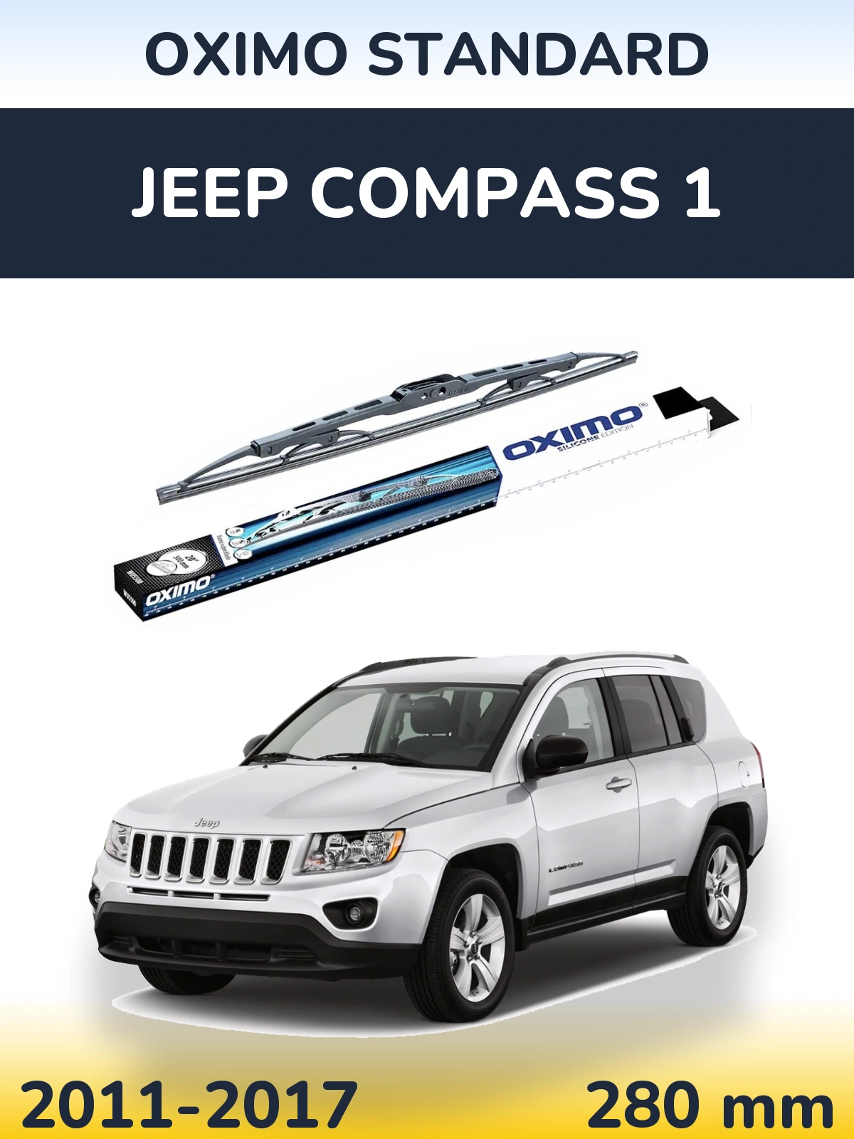 Torkarblad Oximo Standard för Jeep Compass 1