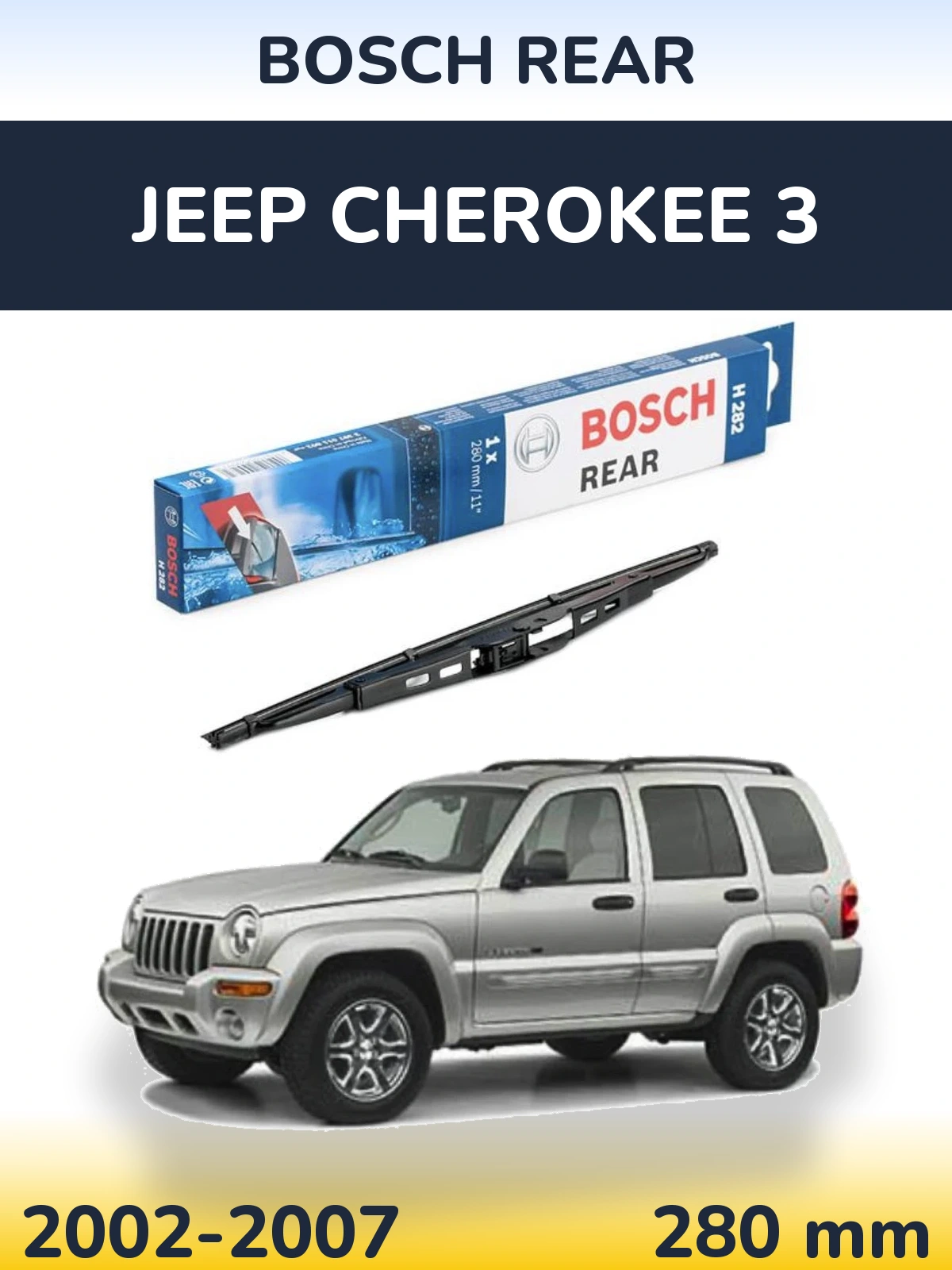 Torkarblad BOSCH Rear för Jeep Cherokee 3