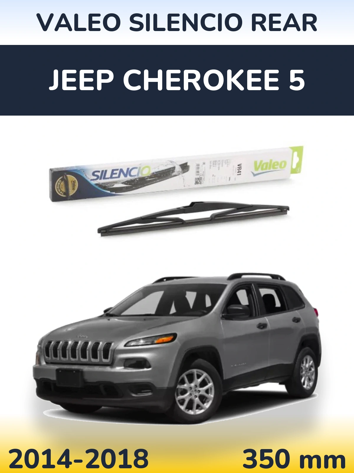 Torkarblad Valeo Silencio Rear för Jeep Cherokee 5