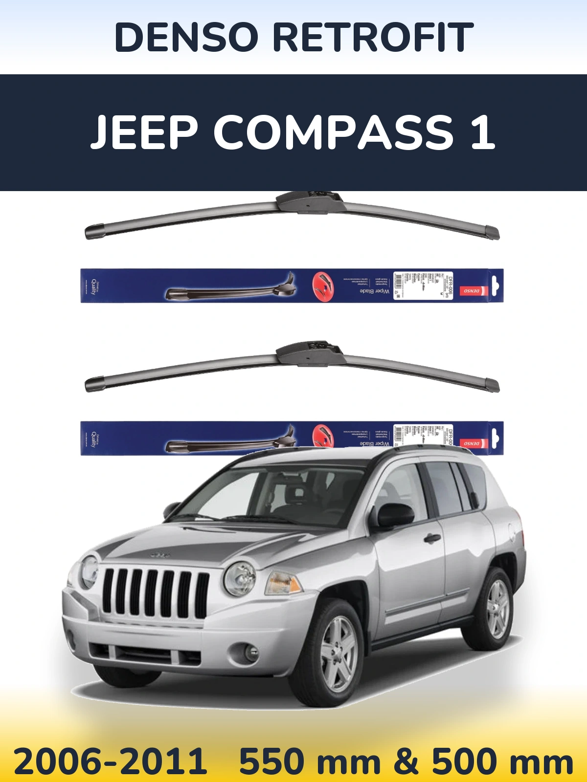 Torkarblad Denso Retrofit för Jeep Compass 1